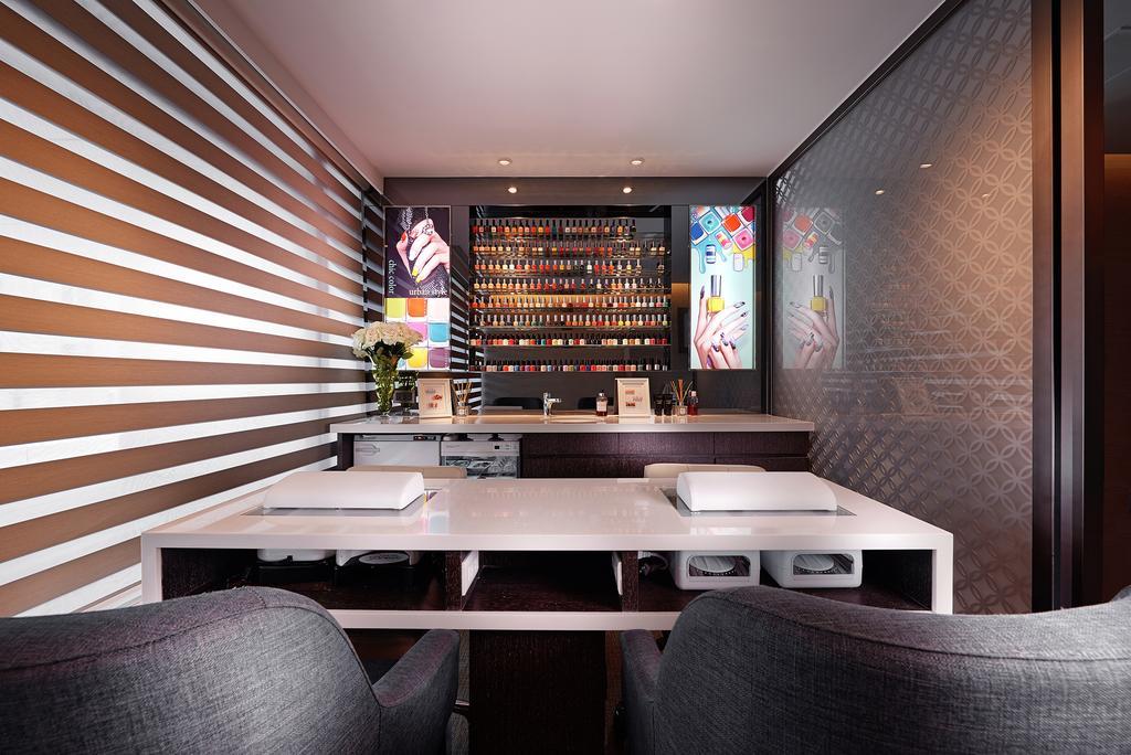 Hotel Humble House Taipei, Curio Collection By Hilton Exterior foto 3D interior visualization of a lounge